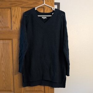 Maurices Dark Blue/teal V-Neck Sweater